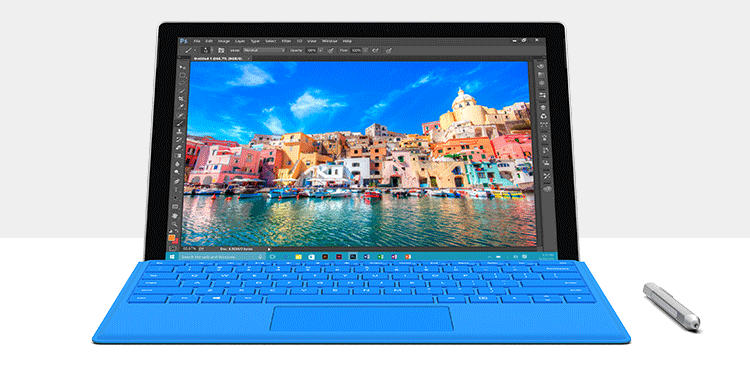 microsoft 微软 surface pro 4 中文版 intel core m3 - 4gb内存/128
