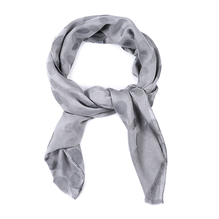 armani collezioni/阿玛尼卡尔兹丝巾-女士灰色丝巾