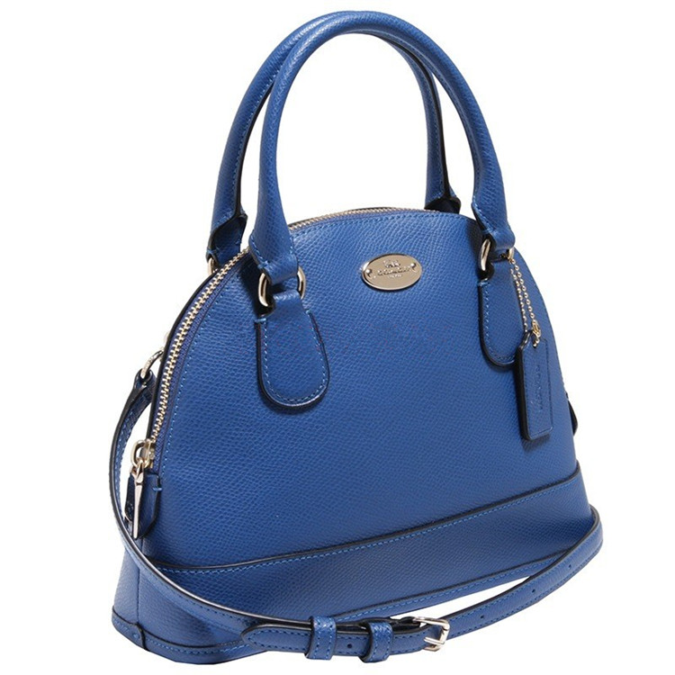 coach/蔻驰 女士电光蓝色牛皮斜挎包34090 imden