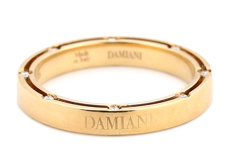 damiani/玳美雅 戒指/指环 18k金带8钻