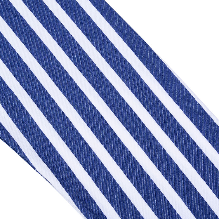 calzedonia/加勒多尼亚 时尚蓝白条修身小脚打底裤 女士裤子