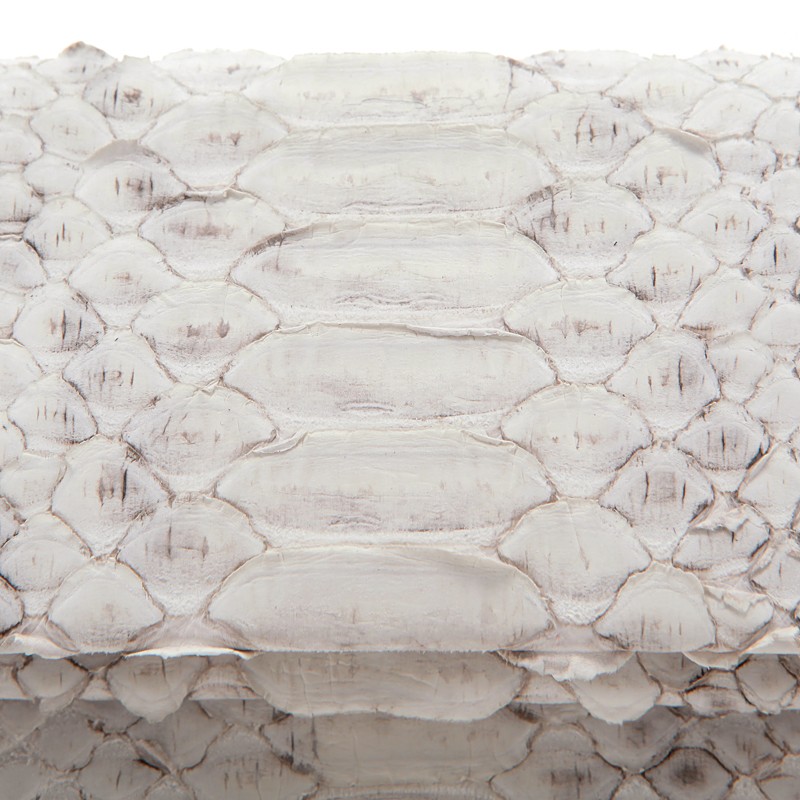 lemasque/lemasque 奶油白色蛇皮迷你斜挎包