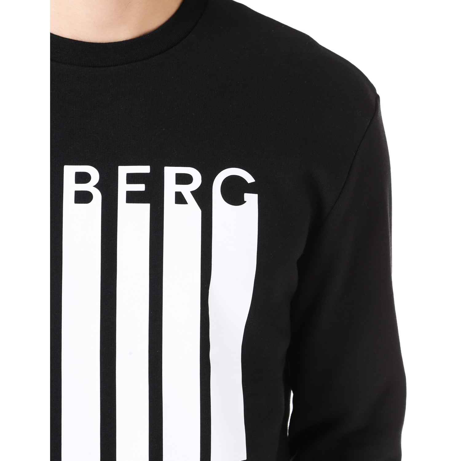 ice berg/冰山 品牌印画标志黑色卫衣 ib15i0i3me1006301