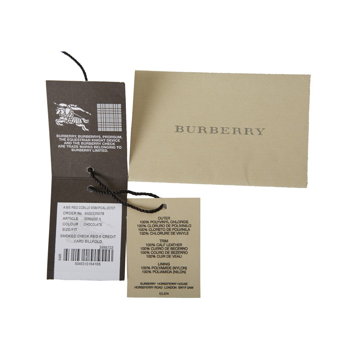 burberry/博柏利钱包