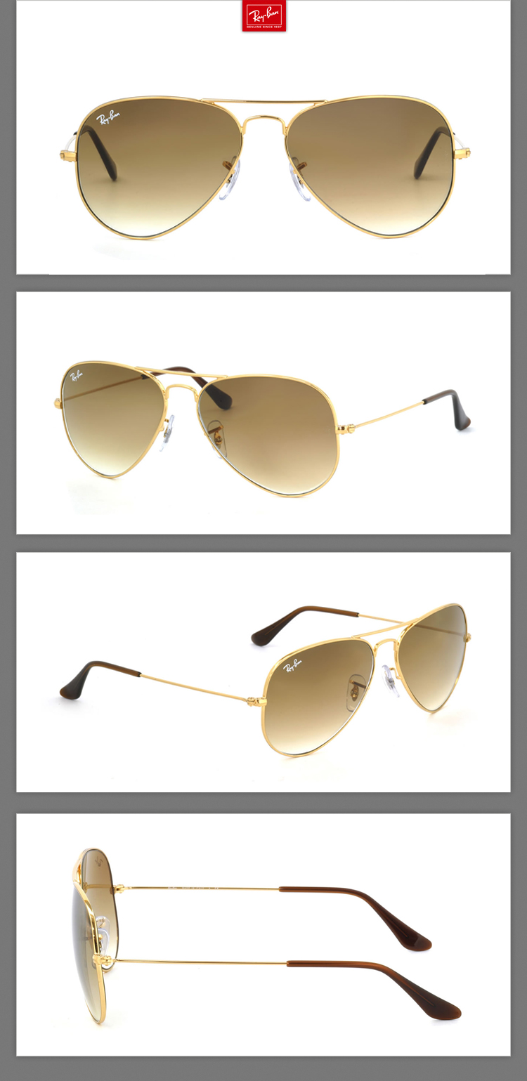 ray-ban/雷朋 永恆經典 飛行員系列 rb3025 001 51