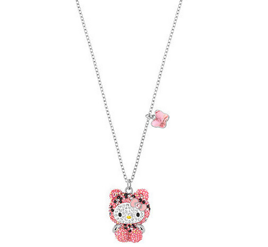 swarovski/施华洛世奇 15年新款hellokitty可爱豹纹项链 5167915