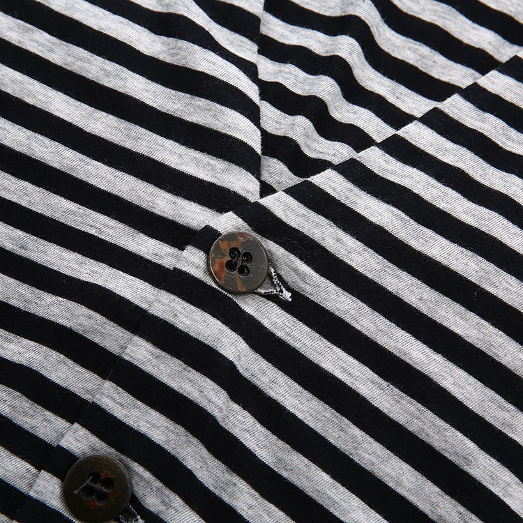 diesel/迪赛男士t恤-男士黑灰条纹短t恤黑灰条纹 l