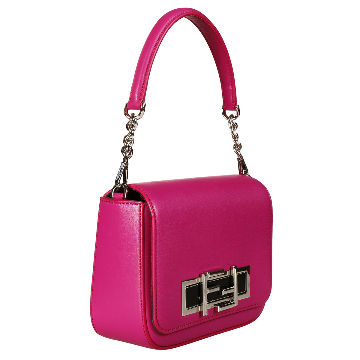 fendi/芬迪 新款小号牛皮双f标志手提包