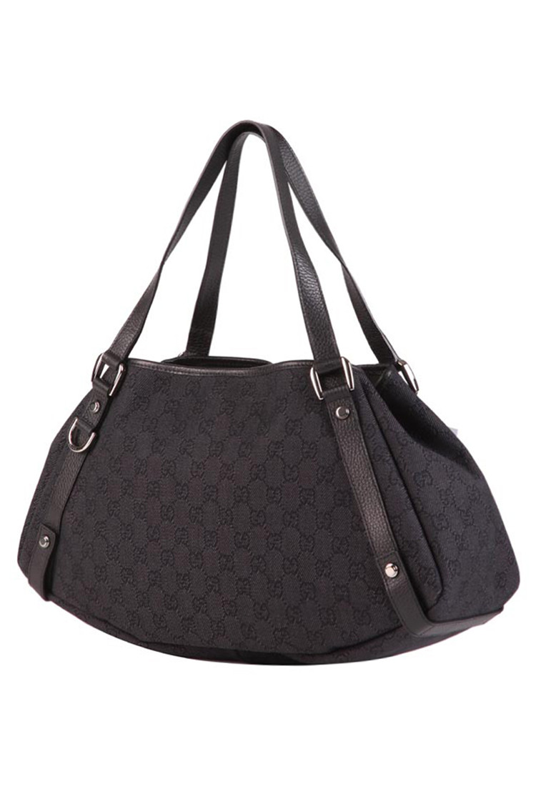 gucci/古驰*咖色女士帆布经典双"g"logo单肩包293578