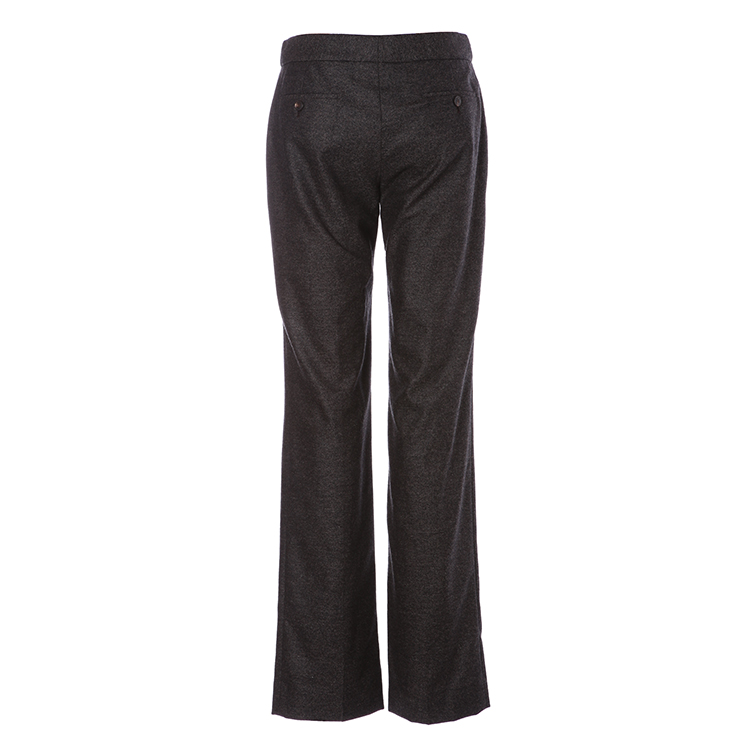 salvatore ferragamo/菲拉格慕女士裤子材质:95%羊毛 5%桑蚕丝深灰色