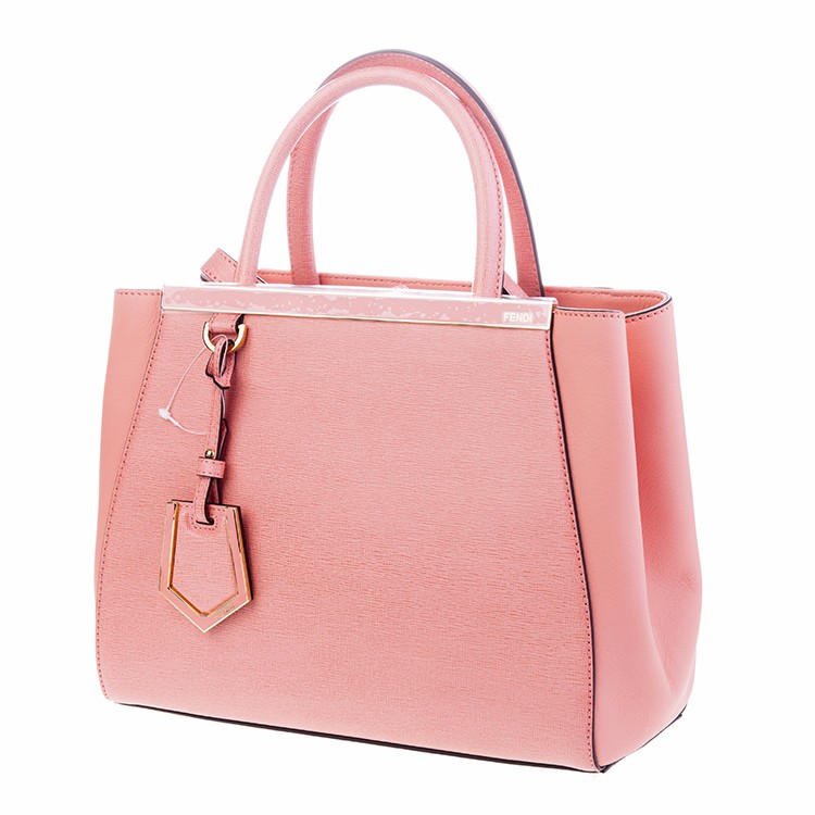 fendi/芬迪 女士真皮简约手提包 粉色