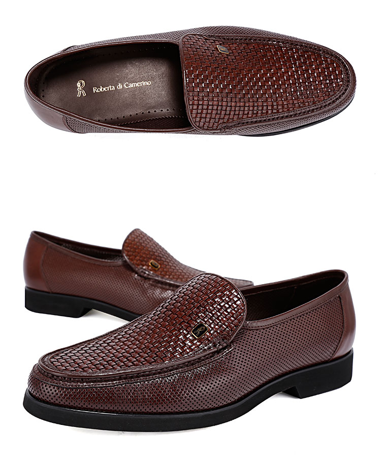 roberta dicamertno/诺贝达男士商务鞋羊皮/袋鼠皮男士皮鞋