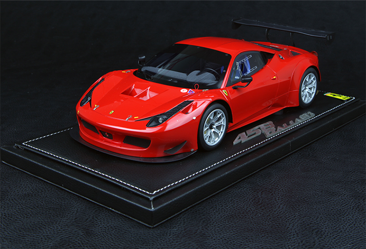 bbr 1:18 法拉利458 italia gt3赛车手工树脂车模 原厂高仿真静态汽车