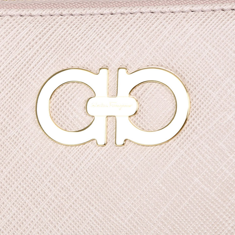 ferragamo/菲拉格慕 女士经典logo款牛皮链条手包手拎包22b934马卡龙