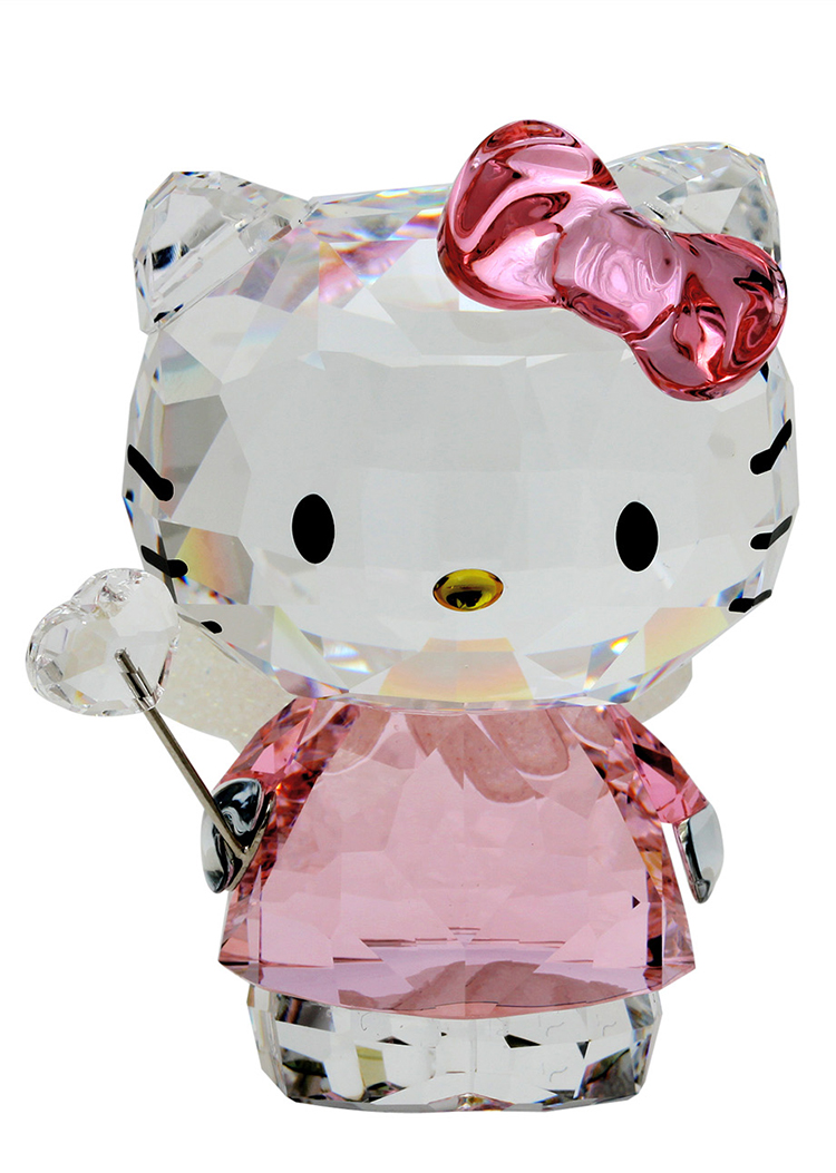 swarovski/施华洛世奇 hellokitty粉色蝴蝶结摆件1191890