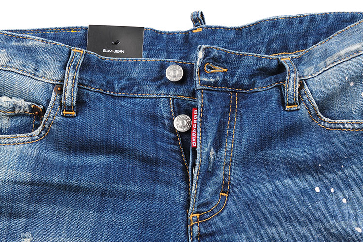 【dsquared2d二次方 男士裤子】dsquared2/d二次方 男士渐变色牛仔裤