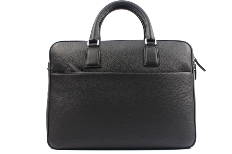 ermenegildo zegna/杰尼亚深棕色牛皮男士公文包