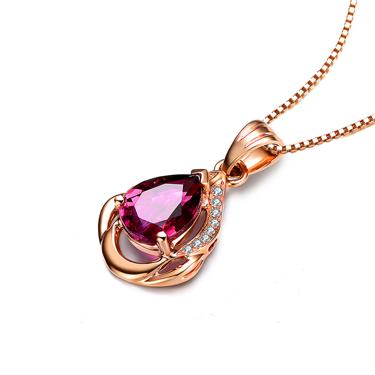 alice/爱丽丝 红日恋歌 18k金碧玺吊坠