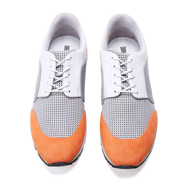 dirk bikkembergs/dirk bikkembergs灰橙男士休闲鞋