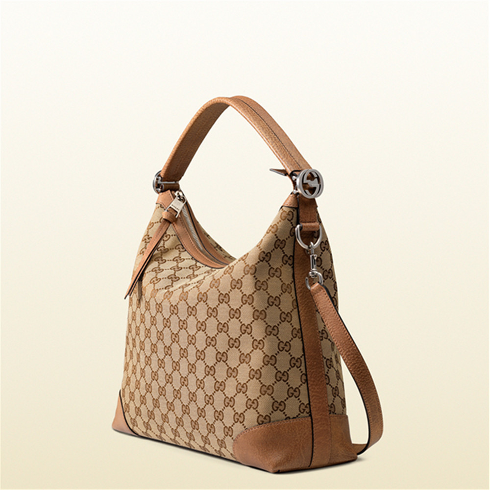 gucci/古驰 missgg图案帆布圆底包