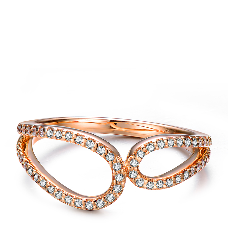 【alice爱丽丝 戒指/指环】alice/爱丽丝 18k金女戒 爱情魔咒 【正品