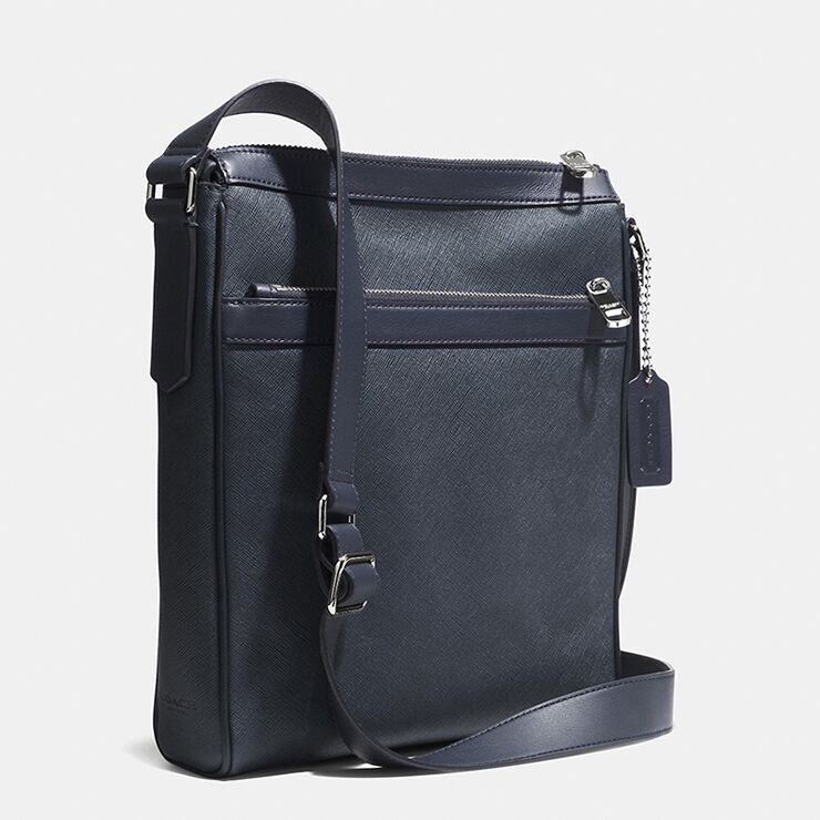 coach/蔻驰 sullivan系列男士真皮单肩包斜挎包男包 f71449 svbk