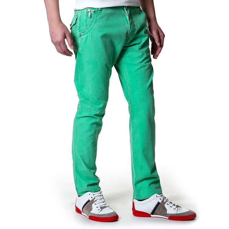 just cavalli/卡沃利绿色男士裤子