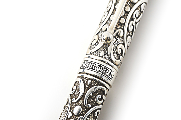 aurora奥罗拉 切利尼系列纯银自来水笔钢笔 921me