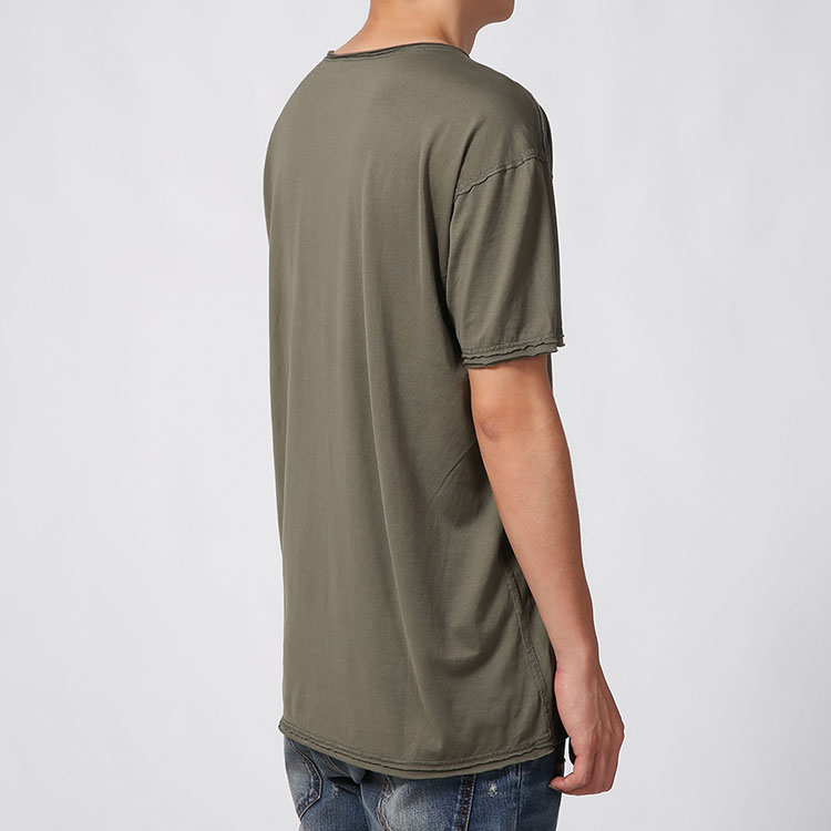 dolce&gabbana/杜嘉班纳男士t恤-男士橄榄色棉质休闲短t恤 橄榄色 54