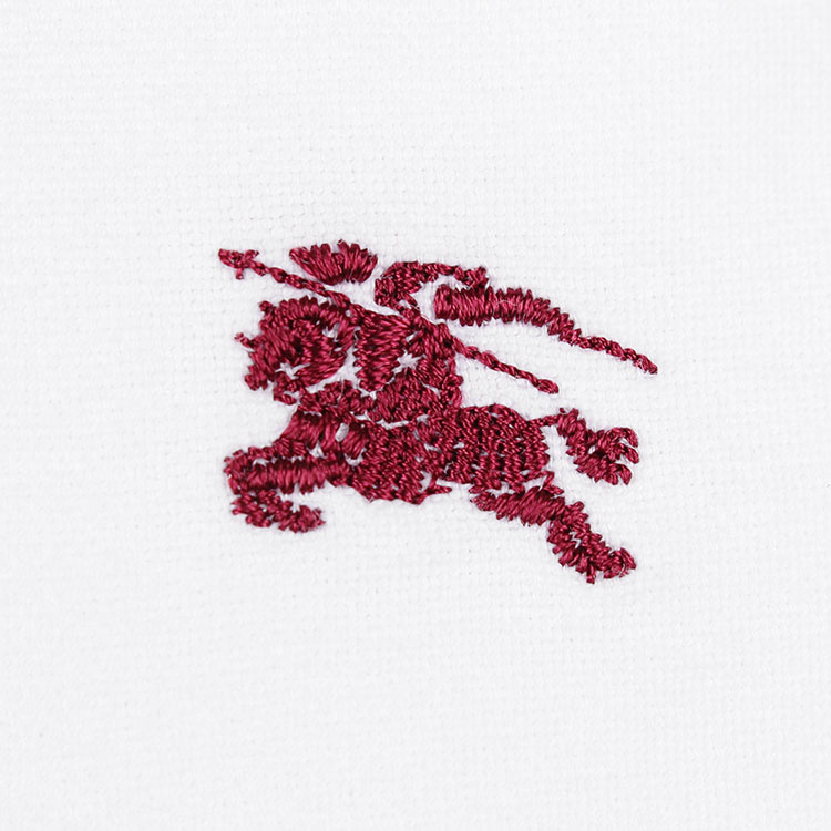 burberry/博柏利 男士白色logo标志衬衫 l