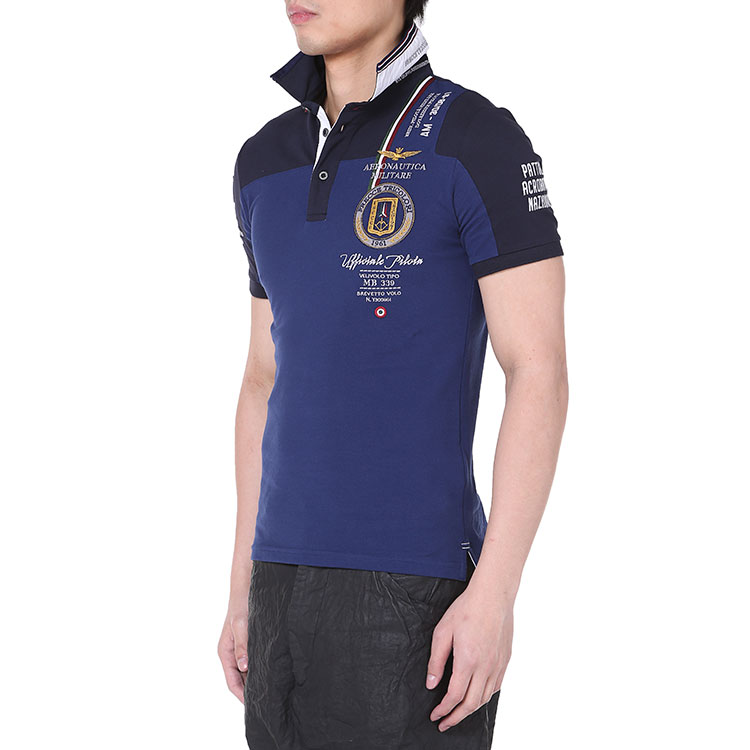 aeronautica militare/意大利空军深蓝色男士t恤