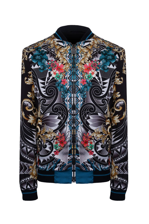 versace/范思哲 versace collection 混色夹克男士外套 花色 46