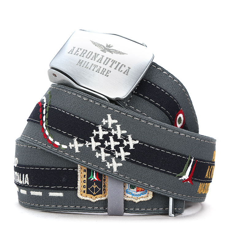 aeronautica militare/意大利空军男士灰色腰带 pb