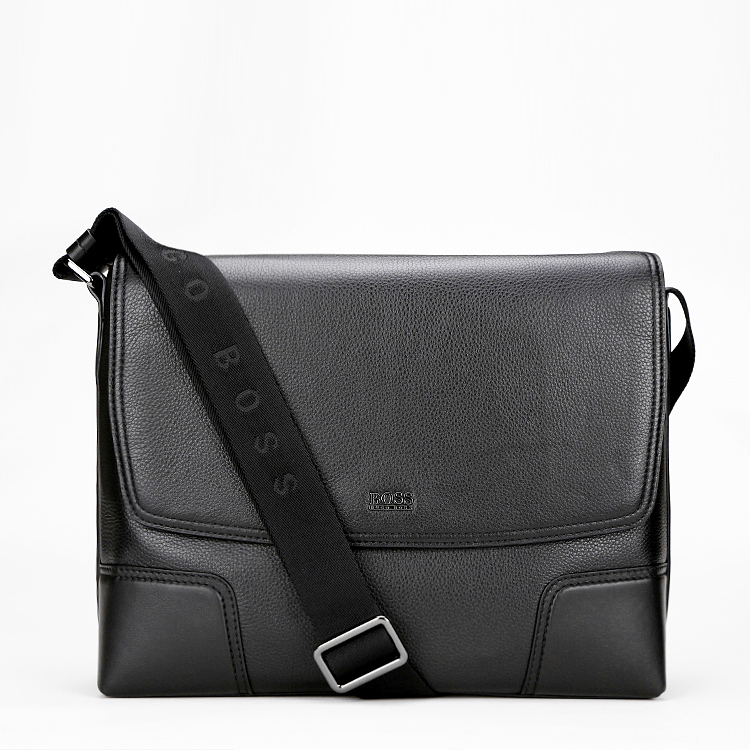 hugo boss/雨果波士 男士商务皮质斜挎包