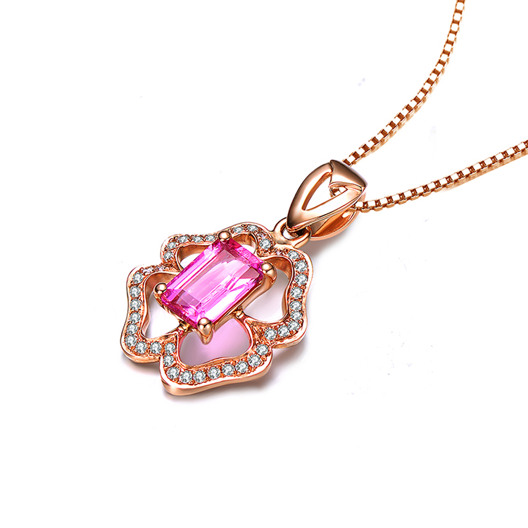 alice/爱丽丝 花季 18k金碧玺吊坠