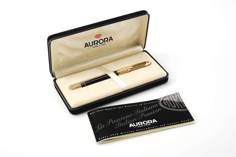 11可用券】aurora奥罗拉 88系列镀金黑色圆珠笔 831