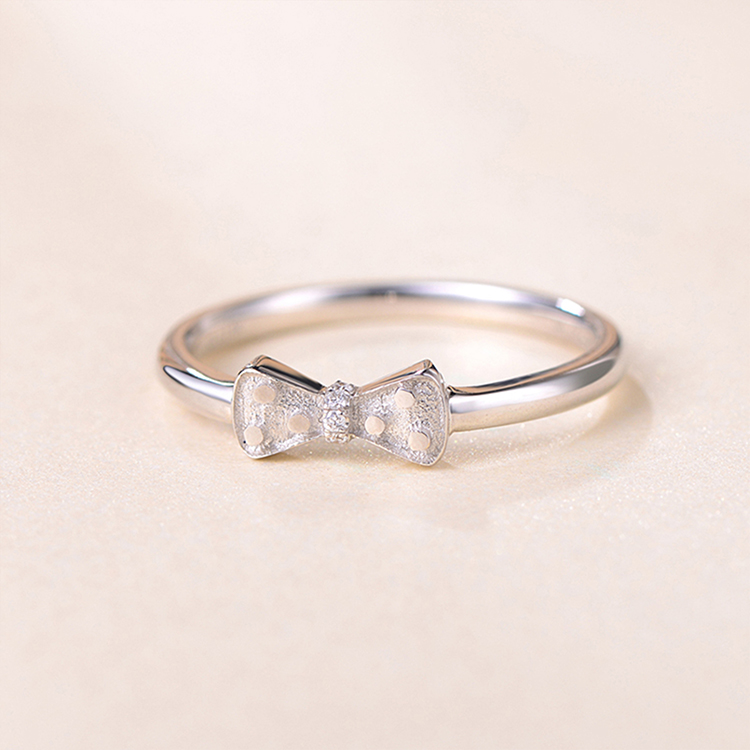 【alice爱丽丝 戒指/指环】alice/爱丽丝 18k白金钻石女戒 【正品