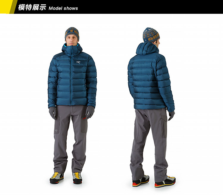 arcteryx/始祖鸟 男款连帽羽绒服 cerium sv hoody m  14651【秋冬款