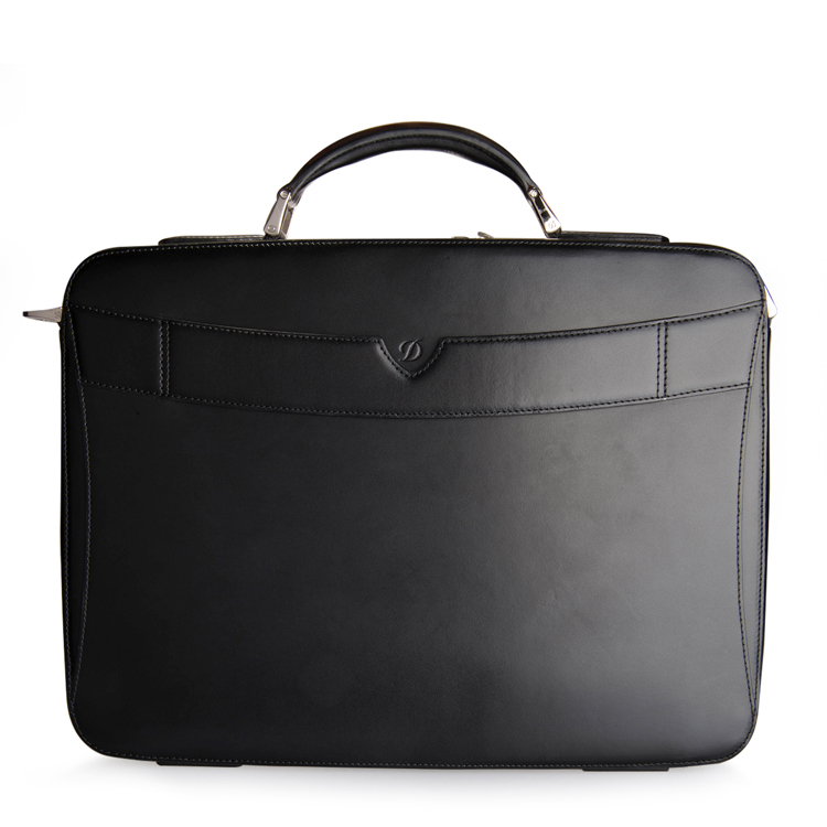 t. dupont/都彭 男士 黑色牛皮公文包181101