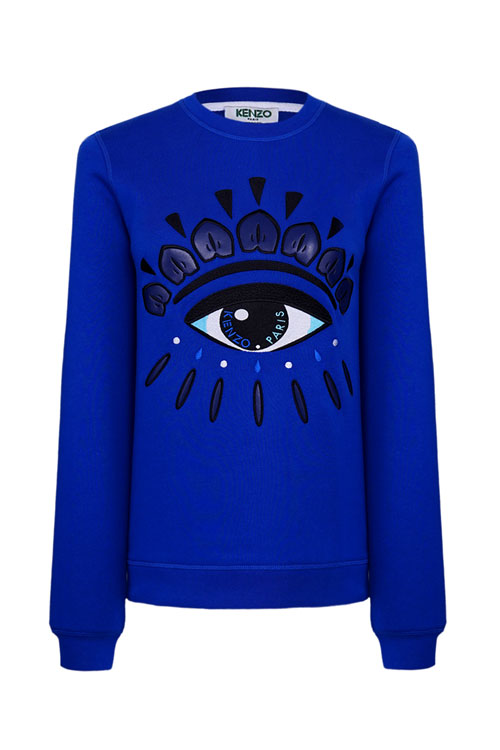 kenzo/高田贤三 眼睛女士卫衣 蓝色 l