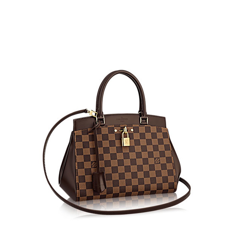 louis vuitton/路易威登 rivoli bb 棋盘格肩带手提包袋