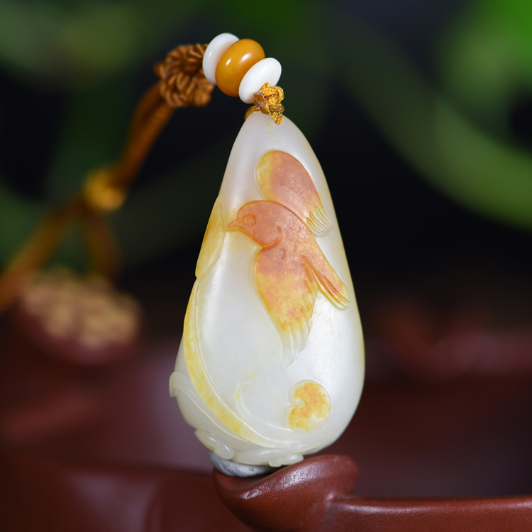 oriental art/金昭玉粹 精选新疆天然和田玉籽料 苏工