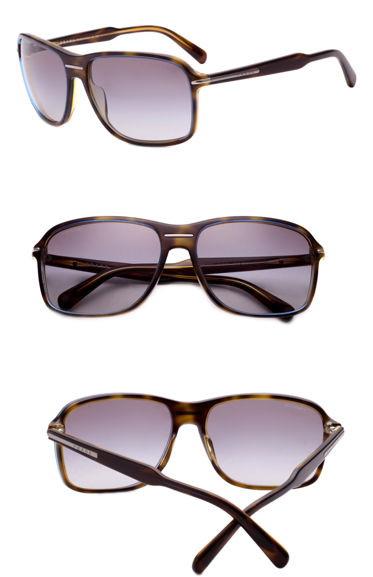 prada/普拉达太阳镜 spr02n男款墨镜 大方框时尚休闲太阳眼镜