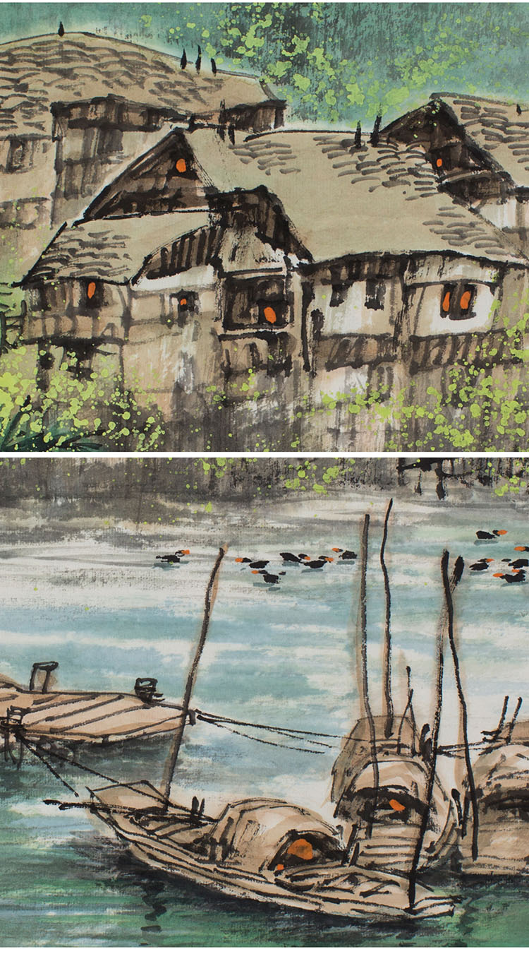 郑山麓 《静泊湖》中央文史馆书画院研究员 中美协会员 北京美协理事