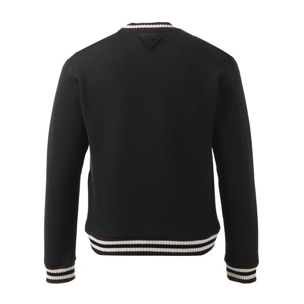 prada/普拉达 男士卫衣 纯棉针织细节设计男士圆领长袖卫衣