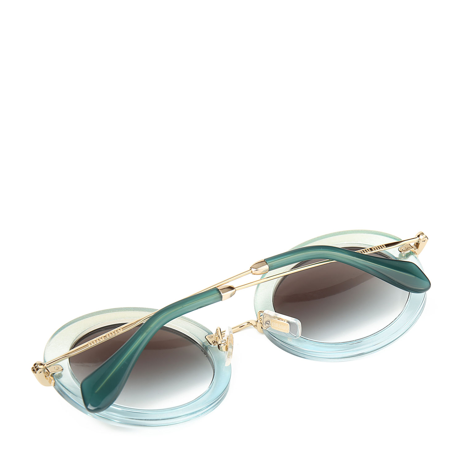 miumiu/缪缪 复古小圆框太阳眼镜