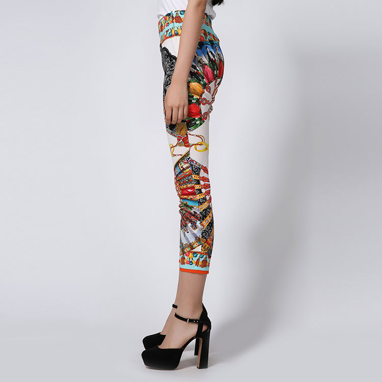 dolce&gabbana/杜嘉班纳女士裤子-女桑蚕丝时尚休闲裤