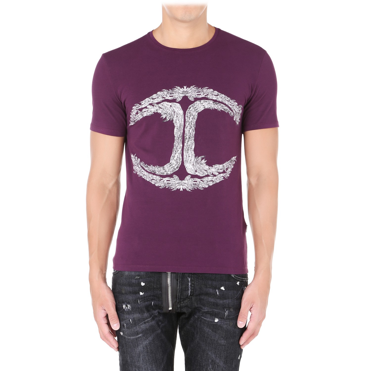 com 修身剪裁 正面印有品牌图案