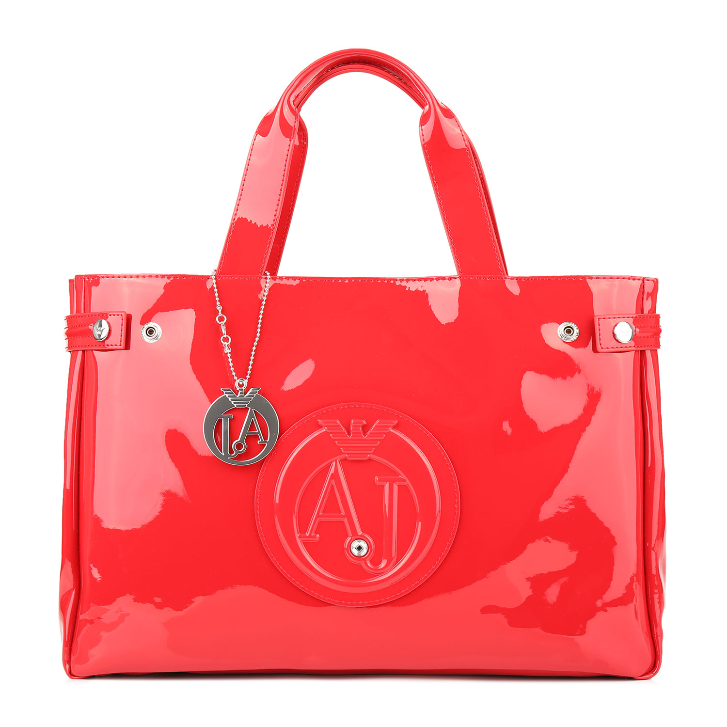 armani/阿玛尼 红色漆皮单肩包