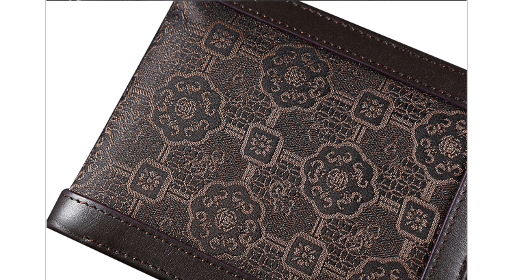 shangjiukai/上久楷宋锦男士桑蚕丝宋锦钱包bms5209 圆福纹